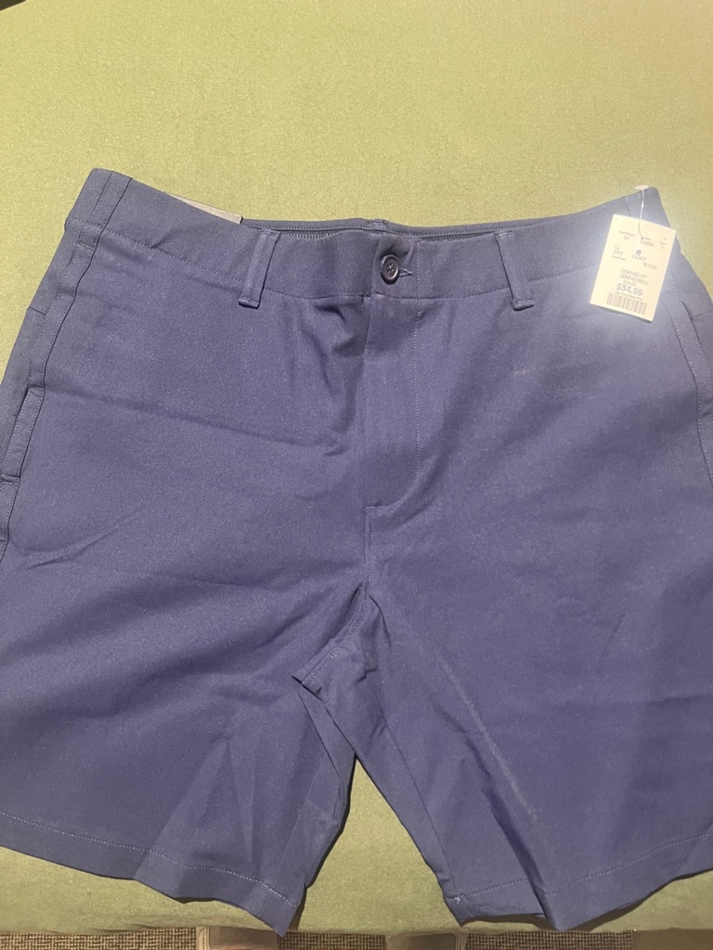 Under Armour Men's Navy Flat-Front Shorts